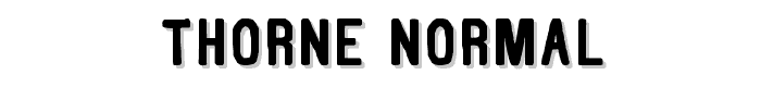 Thorne Normal font
